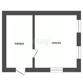 Продается 1-этажный дом, 22,8 м²
