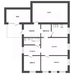 Продается 1-этажный дом, 44,1 м²