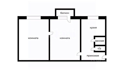 Продается 2-комн. квартира, 41,3 м²