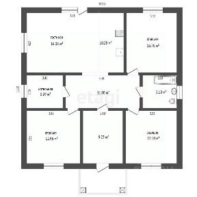 Продается 1-этажный дом, 105 м²