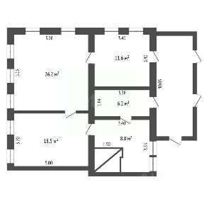 Продается 1-этажный дом, 71,3 м²