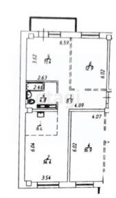 Продается 2-комн. квартира, 59,2 м²