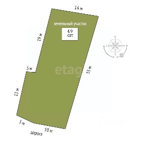 Продается 2-этажный дом, 38 м²