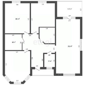 Продается 1-этажный дом, 117,5 м²
