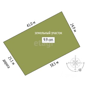 Продается участок, 10 сот.