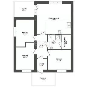 Продается 1-этажный дом, 64,4 м²