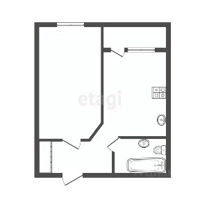 Продается 1-комн. квартира, 40,2 м²