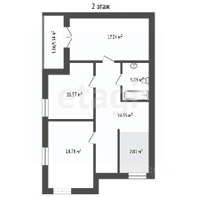 Продается 2-этажный таунхаус, 157,7 м²