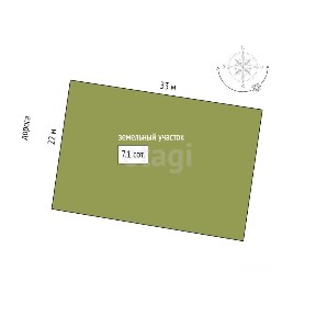 Продается 1-этажный дом, 50,8 м²