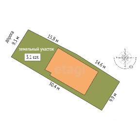 Продается 1-этажный дом, 104,3 м²
