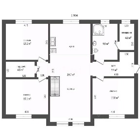 Продается 1-этажный дом, 125 м²