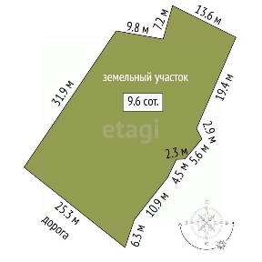 Продается 1-этажный дом, 88 м²