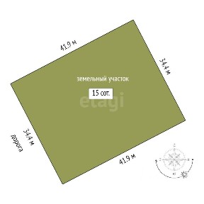 Продается 1-этажный дом, 60,1 м²