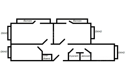 Продается 3-комн. квартира, 60,5 м²