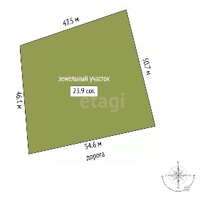 Продается участок, 23 сот.