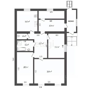Продается 2-этажный дом, 100,9 м²