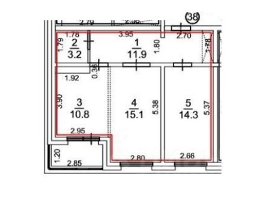Продается 2-комн. квартира, 58,7 м²