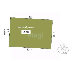 Продается участок, 10 сот.
