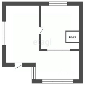 Продается 1-этажный дом, 36,9 м²