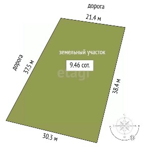 Продается участок, 9,46 сот.