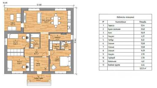 Продается дом, 100 м²