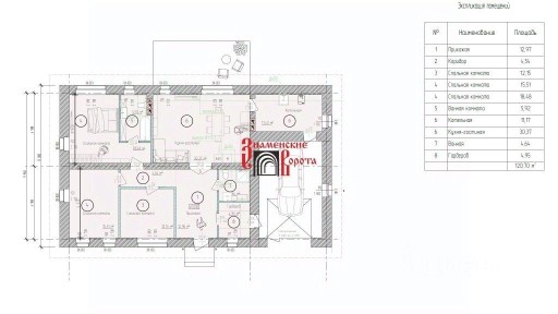 Продается 1-этажный дом, 157 м²