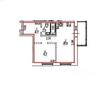 Продается 1-комн. квартира, 40 м²
