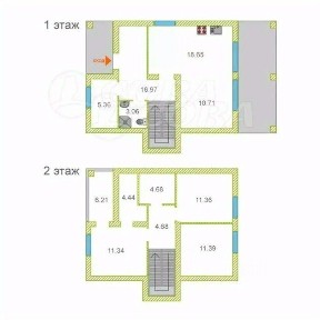 Продается 2-этажный коттедж, 132,6 м²