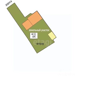 Продается 5/16 часть дома, 28 м²