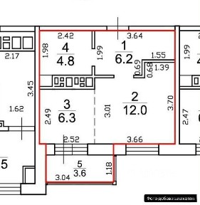 Продается 1-комн. квартира, 33 м²
