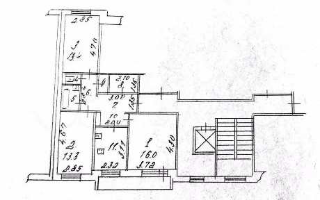 Продается 3-комн. квартира, 67 м²