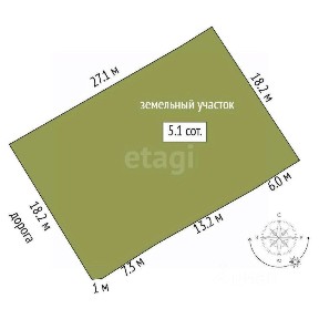 Продается 1-этажный дом, 100 м²
