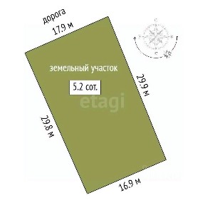 Продается 1-этажный дом, 110 м²