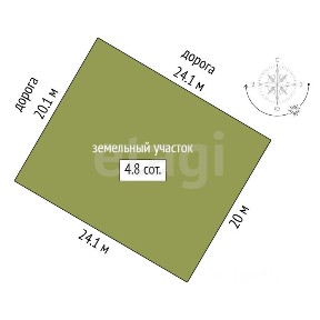 Продается участок, 4,83 сот.