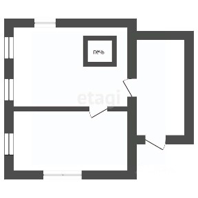 Продается 1-этажный дом, 45,1 м²