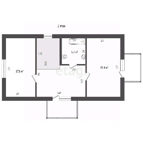 Продается 2-этажный дом, 120,7 м²