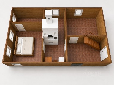 Продается 1-этажный дом, 34 м²