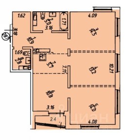 Продается 4-комн. квартира, 79,3 м²