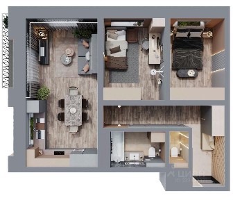 Продается 2-комн. квартира, 69,2 м²