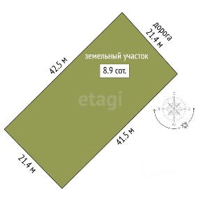 Продается участок, 8 сот.