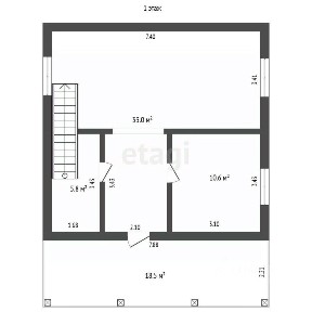 Продается 2-этажный дом, 102 м²