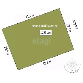 Продается участок, 12 сот.