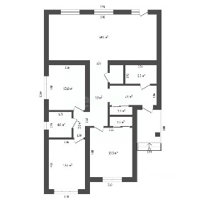 Продается 1-этажный дом, 110 м²