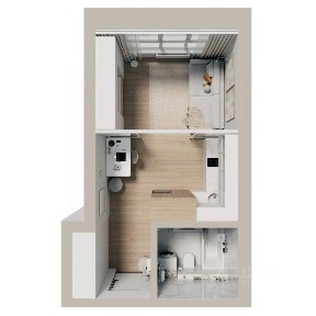 Продается 1-комн. квартира, 25,7 м²
