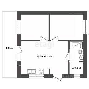 Продается 1-этажный дом, 70 м²