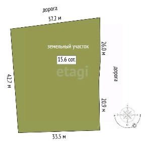 Продается 1-этажный дом, 95,7 м²