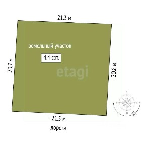 Продается 1-этажный дом, 77 м²