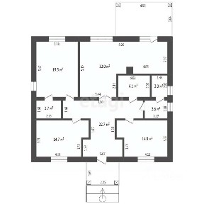 Продается 1-этажный дом, 129,3 м²