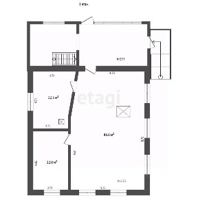 Продается 1-этажный дом, 92,4 м²