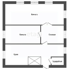 Продается 1-этажный дом, 52,3 м²